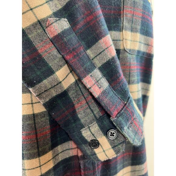 Lovers + Friends Blue Plaid Long Sleeve Button-Down Embellished Shirt Size XS - Picture 6 of 10